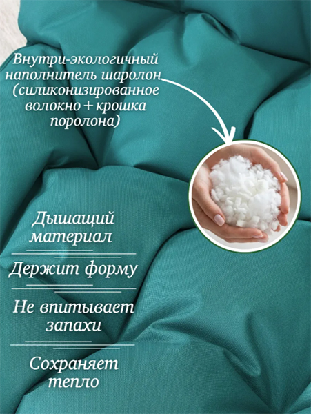 Матрас для шезлонга 180х55 см с тафтингом